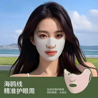 UV Protection Face Mask with Ear Loops for Outdoor Sports