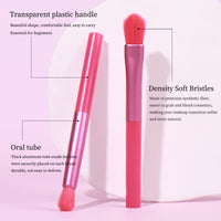 Zhuoerya Mini Portable Makeup Brush and Sponge Set for Travel