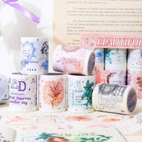 Petal Rhythm Washi Tape Set for DIY Scrapbooking and Decoration