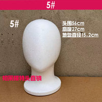 Lightweight Foam Mannequin Head for Wigs and Cosplay Hair Styling