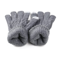 Unisex Winter Touchscreen Knit Gloves for Outdoor Sports and Daily Wear