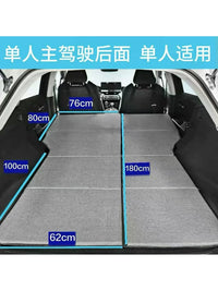 Non-Inflatable Car Air Mattress for SUV Rear Trunk, Foldable Single/Double Travel Bed, Universal Vehicle Sleeping Pad