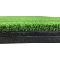 GOLFZON Indoor Golf Simulator Swing Practice Mat with Stripe Hitting Pad