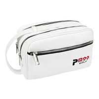 Golf Clutch Bag Waterproof PU Leather Double Zipper Pouch for Men and Women
