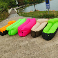 Portable Inflatable Camping Sleeping Pad Outdoor Single Air Mattress