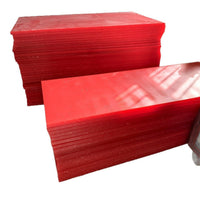 Red PP Cutting Board for Die Cutting Machine, Durable and Wear-Resistant for Handbag and Luggage Manufacturing