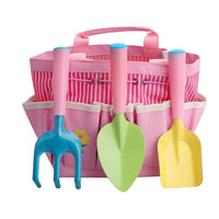 Kids Gardening Tool Set with Tote Bag, Watering Can, and Planting Tools for Outdoor Play