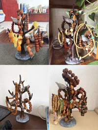 Tree-Shaped Jewelry Display Stand for Bracelets, Necklaces, and Watches