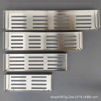 304 Stainless Steel Wall-Mounted Kitchen & Bathroom Storage Shelf for Spice Jars