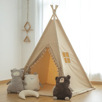 Little Sprout Kids Indian Teepee Tent Play House for Girls Princess Room Indoor Game Tent