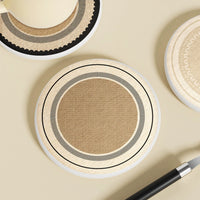 Diatomaceous Earth Coasters for Drinks, Absorbent Quick Dry Cup Mat, Heat-Resistant Tabletop Protector for Tea & Coffee