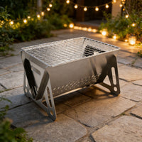 Stainless Steel Portable Folding BBQ Grill for Outdoor Camping Picnic