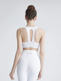 Women's Professional Sports Bra for Yoga, Running, and Fitness - Shockproof, Elastic, Quick-Dry, and Backless Design