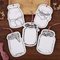 Drift Bottle Wish Cards for Classroom Goals & Study Motivation, Hanging Decoration Set