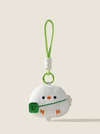 Plush Bird Backpack Charm & Keychain - Cute Animal Doll Pendant for Bags & Keys