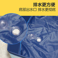 Foldable Pet Bath Tub Pool for Small to Medium Dogs and Cats