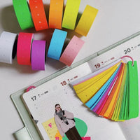 Colorful Index Tabs for Notebooks and Books, 500-Count Large Capacity Sticky Page Markers