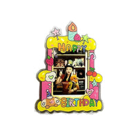 Cartoon Happy Birthday Acrylic Photo Frame Stand for 3-inch Instax Photos & Cards