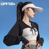 Women's UV Protection Sun Shawl with Hood for Driving and Outdoor Activities