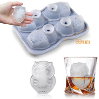 Whiskey Ice Ball Maker Mold Food-Grade Silicone Ice Cube Tray Set