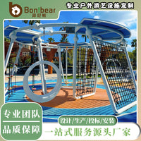 Stainless Steel Outdoor Playground Slide Combination for Parks and Communities