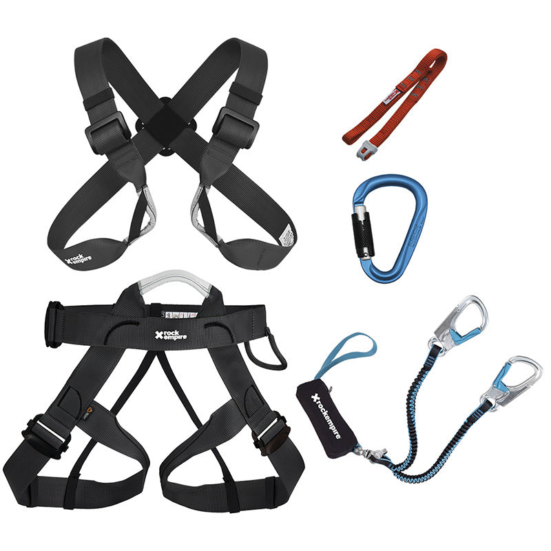 RockEmpire Outdoor Climbing and Rappelling Rope Set