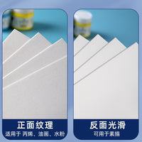 Textured Cardstock for Acrylic, Gouache, and Oil Pastel Painting, Thick Art Paper for Students