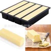 Silicone Ice Cube Tray with Lid, 4-Grid Food Storage Container, Freezer Tray for Baby Food and Broth