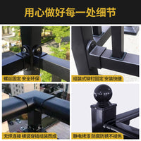 Customizable Zinc Steel Aluminum Alloy Balcony Railing for Outdoor Villa Windows and Terraces