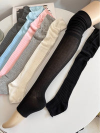 Women's Sheer Over-the-Knee Stocking Leg Warmers for Spring/Summer