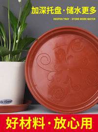Plastic Round Plant Pot Saucer Drip Tray for Indoor Outdoor Plants