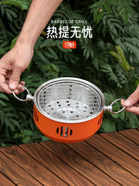 Outdoor Mini Charcoal Grill for Single Person BBQ Portable Small Charcoal Stove for Tea Ceremony