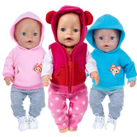 Cartoon Hoodie Outfit for 18-inch American Girl Dolls