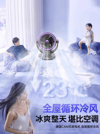 Portable Air Circulator Fan with Strong Airflow for Desk and Dorm