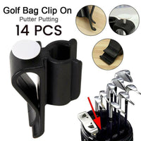 Golf Putter Clip Holder for Bag, 14-Piece Set