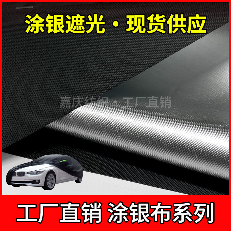 Silver Coated Taffeta and Oxford Fabric for Tents, Raincoats, and Sunshade