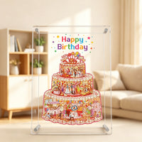 Acrylic Photo Frame for Perler Beads Display, DIY Gift, Transparent Picture Frame