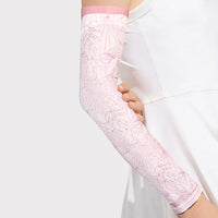 UV Protection Cooling Arm Sleeves for Women, Printed Sun Protection Arm Covers