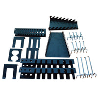 Steel Pegboard Wall Organizer with Hooks for Tools and Supplies