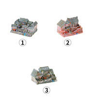 Miniature Chinese Courtyard House Resin Model for Micro Landscape Decor