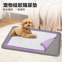 Pet Silicone Training Pad for Dogs and Cats - Waterproof and Easy to Clean