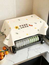 Cartoon Dust Cover for Kitchen Appliances and Storage Racks