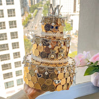 DIY Coin Cake Crown Photo Frame Kit for Valentine's Day Gift