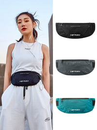 Women's Running Belt with Phone Holder, Waterproof Sports Waist Pack for Outdoor Activities