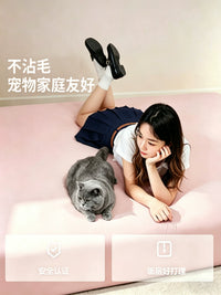 Cooling Ice Silk Fitted Sheet Set with Pet Hair Resistance for Summer