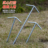 Galvanized Steel Tent Stakes for Outdoor Camping and Canopy
