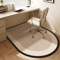French Style Diatomaceous Earth Office Chair Mat for Study Room Bedroom, Non-Slip & Dirt-Resistant