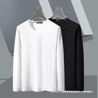 Men's Modal Cotton Long Sleeve Crew Neck T-Shirt
