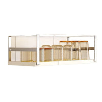 Under Cabinet Pull-Out Storage Shelf for Kitchen Spices and Condiments