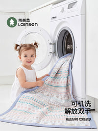 Baby Cotton Gauze Crib Mat Breathable Summer Sleeping Pad for Toddlers and Kids